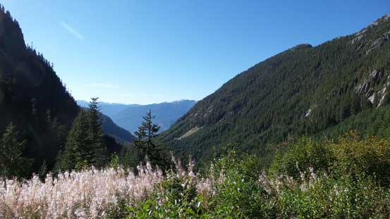 Perhaps the only view from this official trail