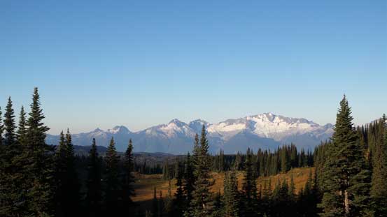 Looking back towards Tantalus Range