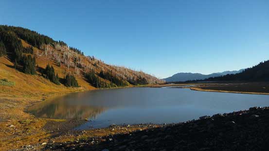 Helm Lake is gorgeous in the morning