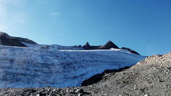 Part of Helm Glacier, looking towards Gentian Peak