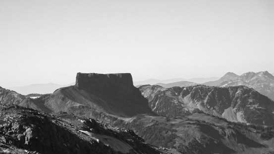 The unique shaped The Table is said to be "unclimbable".