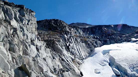 Traversing towards Polemonium/Castle Towers col