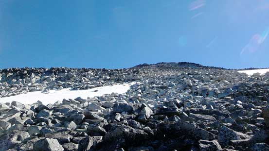 The typical terrain on Castle Towers...