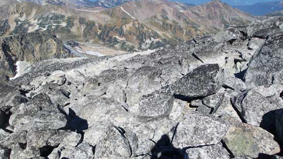 Oh the hundreds of meters of boulder fest...