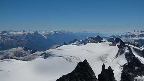 Looking over Cheakamus Glacier