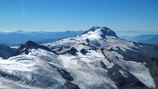 Looking over Sphinx Glacier towards Mt. Garibaldi
