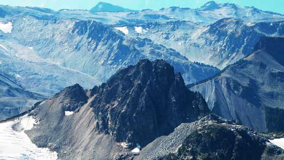 Guard Mountain looks fairly different from here than the usual angle