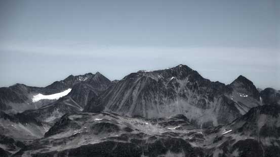 Mt. Weart and Wedge Mountain - the two highest peaks in Garibaldi Park