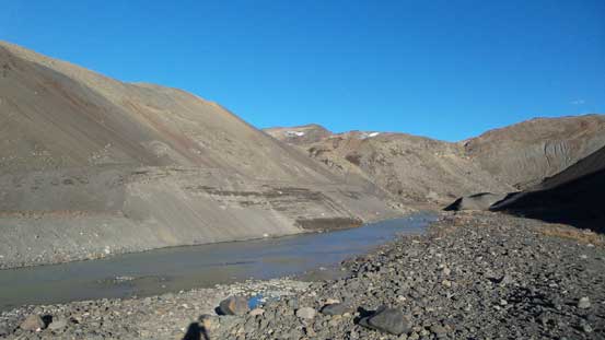 Again, the same stream flowing out of that lake
