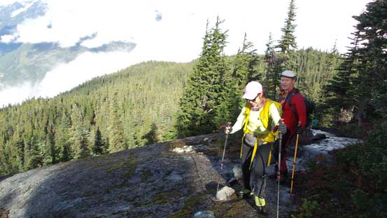 Came to an opening area