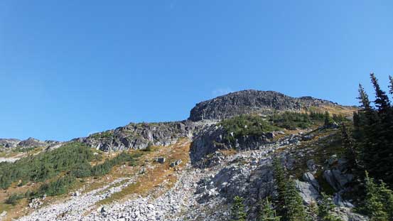 This peak ahead is one of the false summits