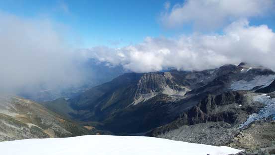 Looking down along Gravell Creek to the north
