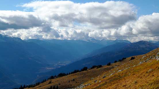 The Soo River valley just north of Rainbow Mountain