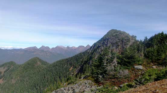 Mt. Pierce is this vegetated summit