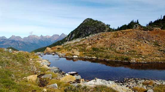 The outflow of upper Pierce Lake