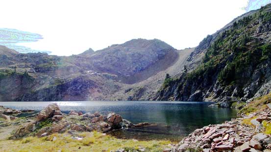 The upper Pierce Lake