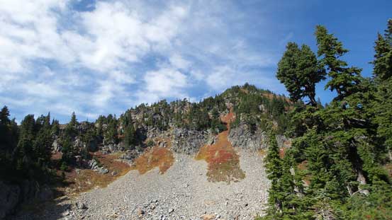 Looking back towards our objective