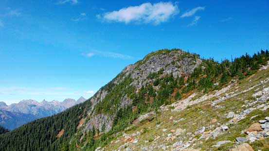 This is just a small bump in front of Mt. Pierce