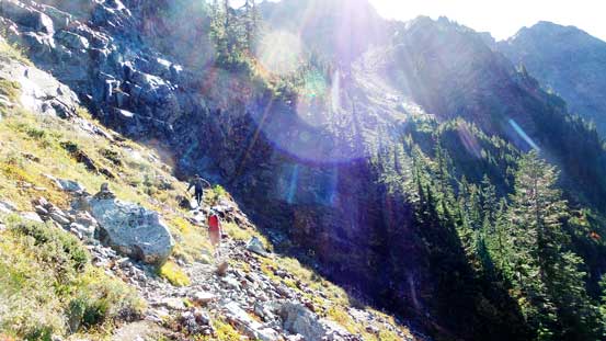 This is not an easy trail by hiker's standard..