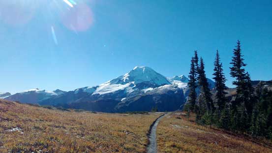 Mt. Baker looming above