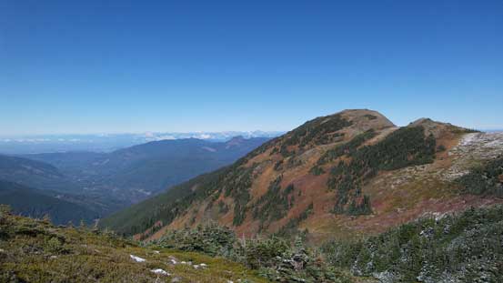 Looking back towards Skyline Divide