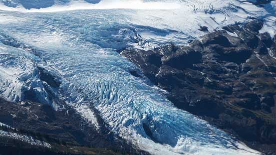 Icefalls on Roosevelt and Coleman Glaciers