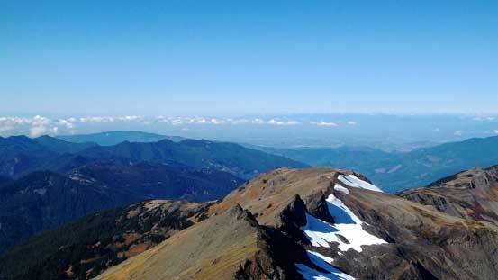 Looking towards the Fraser Valley and Lower Mainland