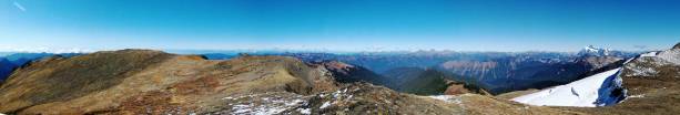 Panorama from Chowder Ridge. Click to view large size.