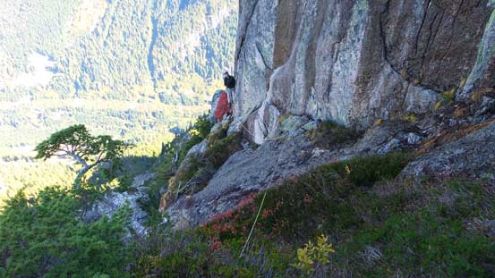 Here's a view of that wet slab pitch...
