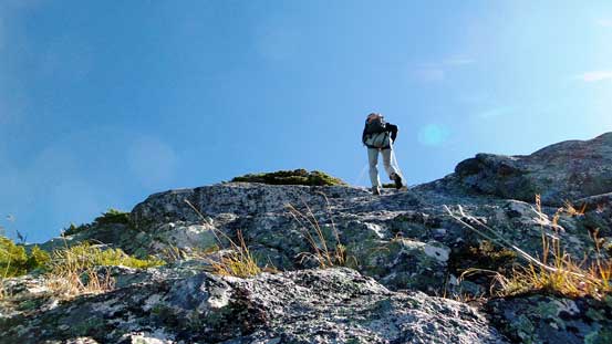 Vlad on the first rappel (beside the upper batman rope)