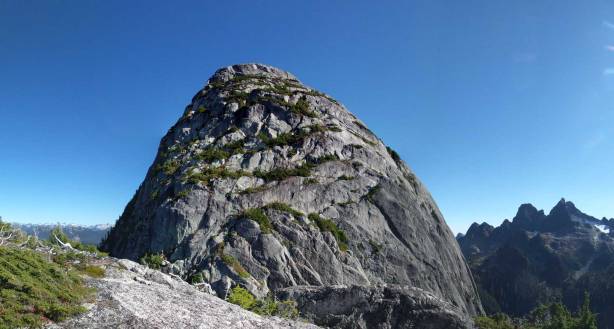 A wide panorama of the NW Face of Habrich. Click to view large size.