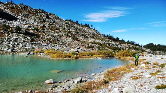 Darling Lake.. I'd love to bivy here but we only had 1 day...