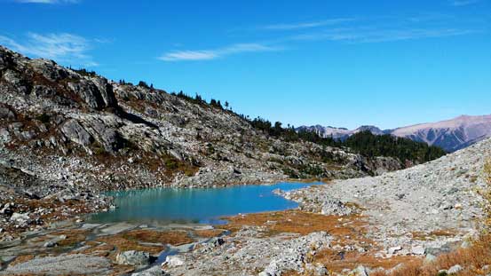 Looking back at Darling Lake