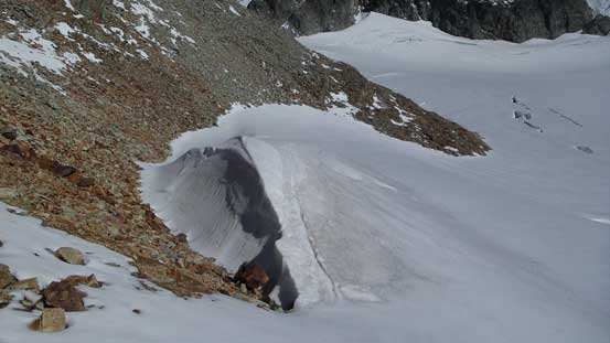 Interesting glacier formation