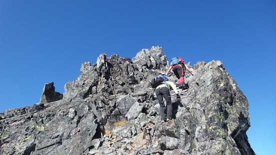 Lots of hands-on scrambling