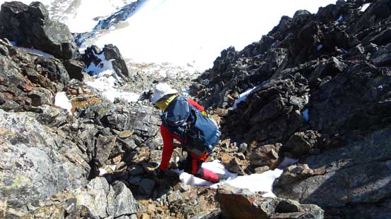 And, a bit of loose rock...