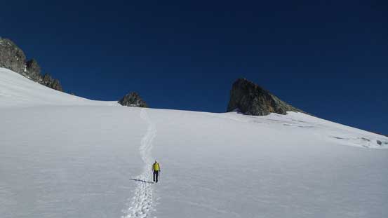 Plunging down this roll was fast