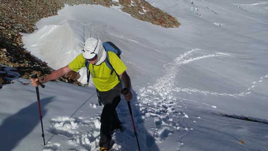 Ascending back up to the shoulder