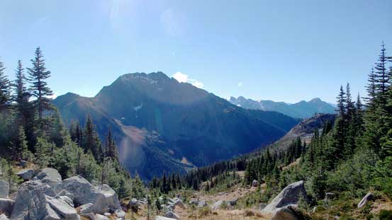 Looking back towards Phelix Peak