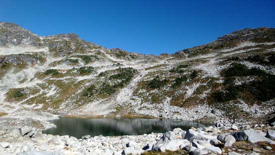 Now the lakes are coming in view