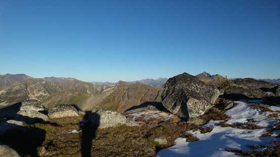 A view from the lower East shoulder