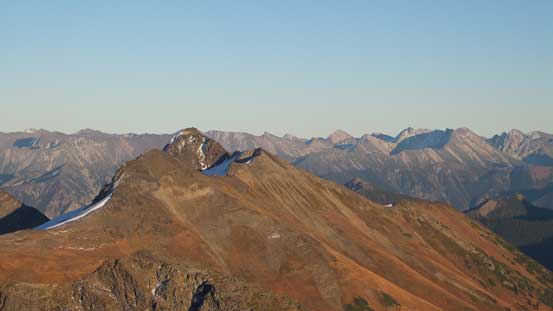 Prospector Peaks in the foreground