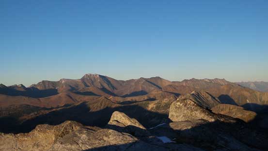 Another look at Whitecap Mountain and Bendor Range