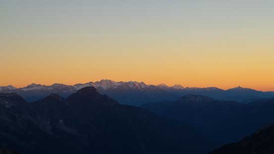 A look towards Currie/Wedge direction. Black Tusk way in the distance on right