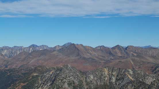 Mt. McGillivray at center foreground