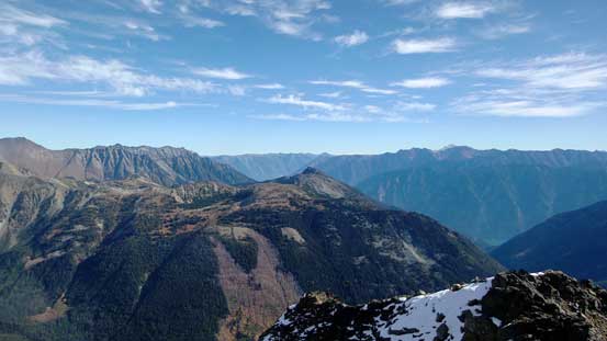 Looking down McGillivray Creek towards East