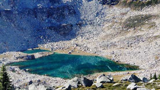 Almost down to the camp now