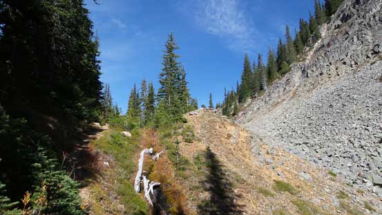 Almost at the col now.