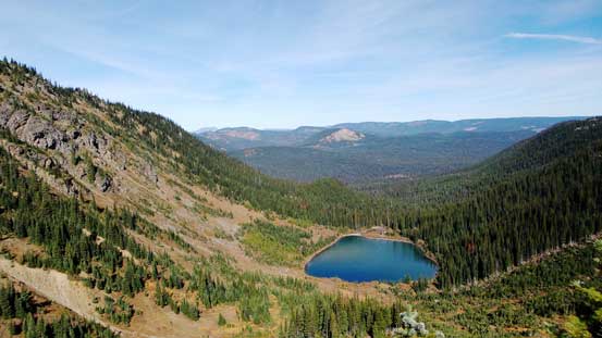 Looking down into Punch Bowl