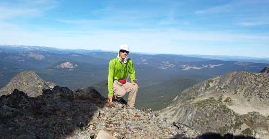 Me on the summit of Snass Mountain